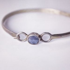 Vintage TAXCO 925 sterling silver lapis bracelet